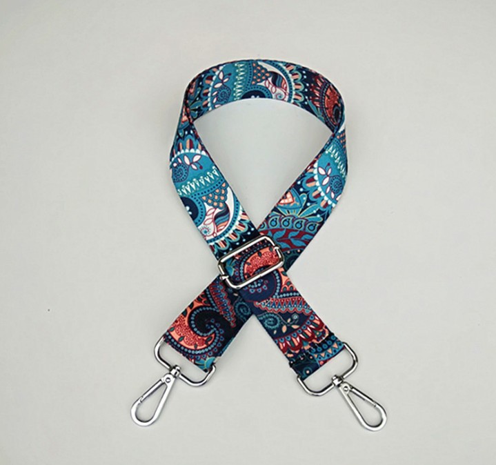 Nylon Colored Belt Bag Strap Accessories for Women Rainbow Adjustable Shoulder Hanger Handbag Straps Decorative chain bag