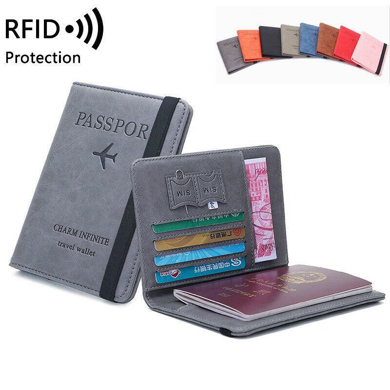 Slim Leather Travel Passport Wallet Casual Solid Holder Money Wallet ID Multifunction Documents Flight License Purse, Black
Slim Leather Travel Passport Wallet Casual Solid Holder Money Wallet ID Multifunction Documents Flight License Purse, Black