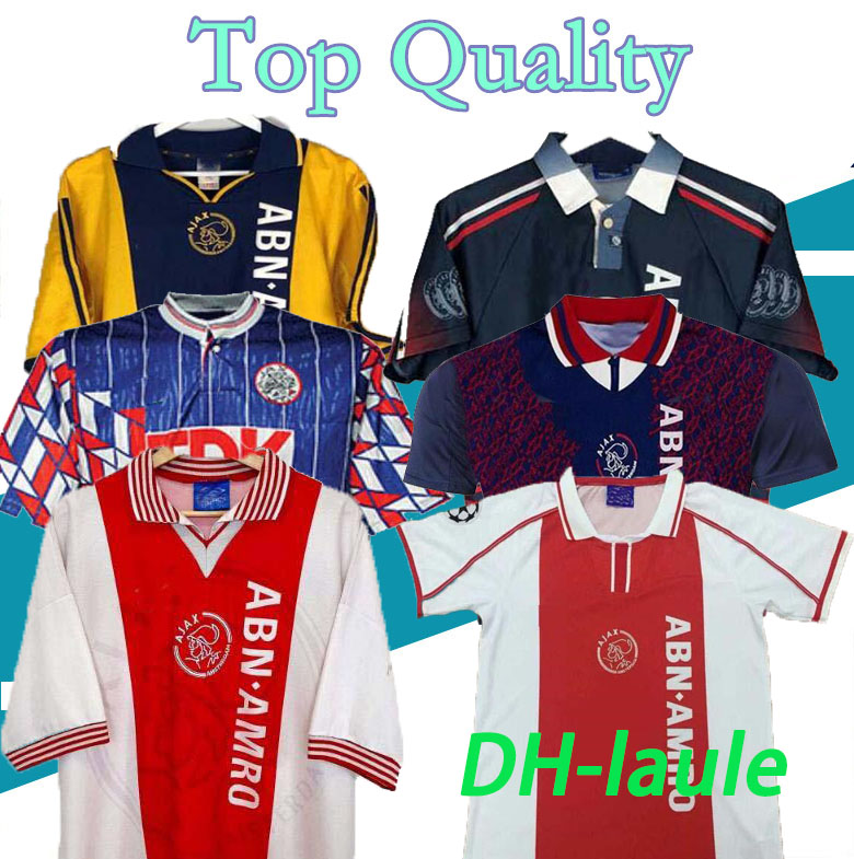 1994 95 Ajax retro soccer jersey RIJKAARD KLUIVERT LITMANEN DE BOER SEEDORF DAVIDS SEEDORF OVERMARS vintage classic football shirt 96 98 99, 98-99 with ball
1994 95 Ajax retro soccer jersey RIJKAARD KLUIVERT LITMANEN DE BOER SEEDORF DAVIDS SEEDORF OVERMARS vintage classic football shirt 96 98 99, 98-99 with ball