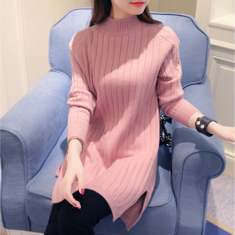 New Fashion 2019 Women Autumn Winter Long Sweater Pullovers Dress Casual Warm Female Knitted Sweaters Pullover Lady LY191217, Ye llow
New Fashion 2019 Women Autumn Winter Long Sweater Pullovers Dress Casual Warm Female Knitted Sweaters Pullover Lady LY191217, Ye llow