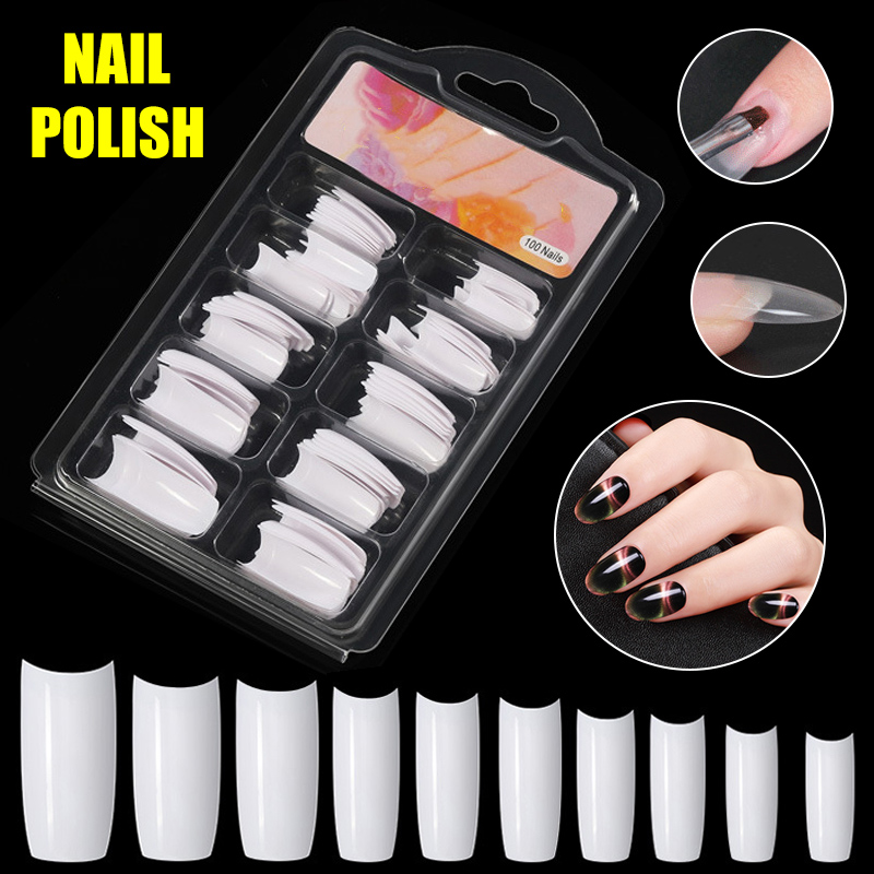 100pcs 10 Sizes Nail Tips French Coffin Fake Nails Half Cover Nail Manicure Art MH88, White
100pcs 10 Sizes Nail Tips French Coffin Fake Nails Half Cover Nail Manicure Art MH88, White