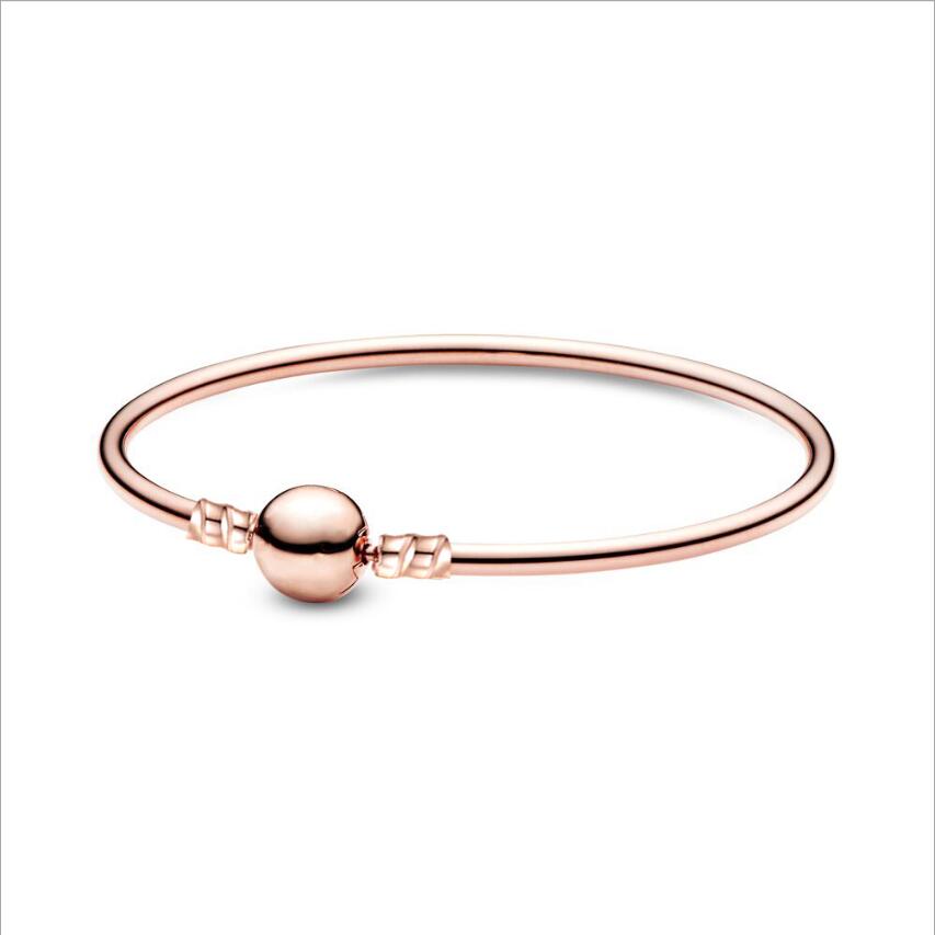 Pan Bangle Bracelets Black Base Rose Gold Round Heart Clasps Bangles Fit European Beads DIY Bracelet Jewelry Wholesale
Pan Bangle Bracelets Black Base Rose Gold Round Heart Clasps Bangles Fit European Beads DIY Bracelet Jewelry Wholesale