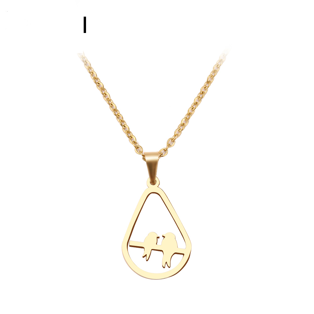 Popular Stainless Steel Necklace For Women Man Birds Family Choker Pendant Necklace Engagement Jewelry Female Bridal Wedding For Girls 
Popular Stainless Steel Necklace For Women Man Birds Family Choker Pendant Necklace Engagement Jewelry Female Bridal Wedding For Girls