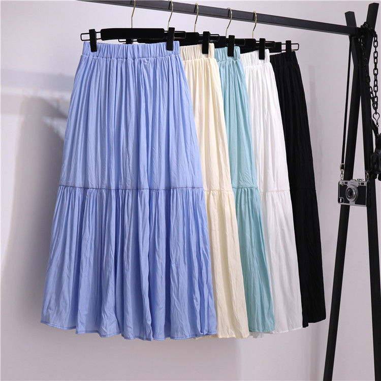 Office Lady skirt Women 2020 Summer New Drape Splicing Wrinkles midi Long Skirt High-Waisted a Word Women Korean Pleated, Blue
Office Lady skirt Women 2020 Summer New Drape Splicing Wrinkles midi Long Skirt High-Waisted a Word Women Korean Pleated, Blue