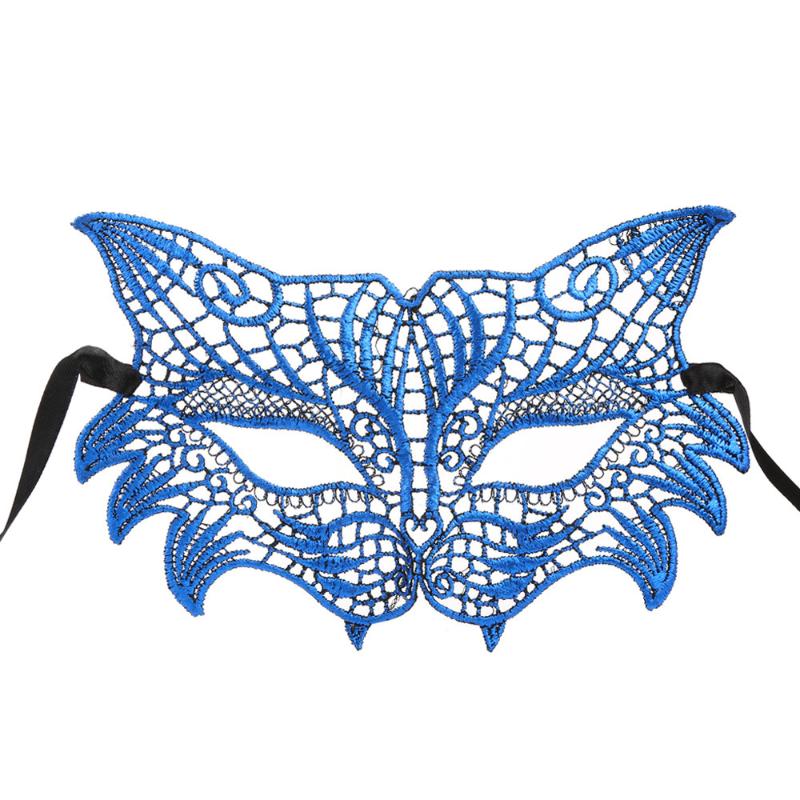 Girl female sexy ball lace mask cat female masquerade party eye mask cat Halloween costume ball costume