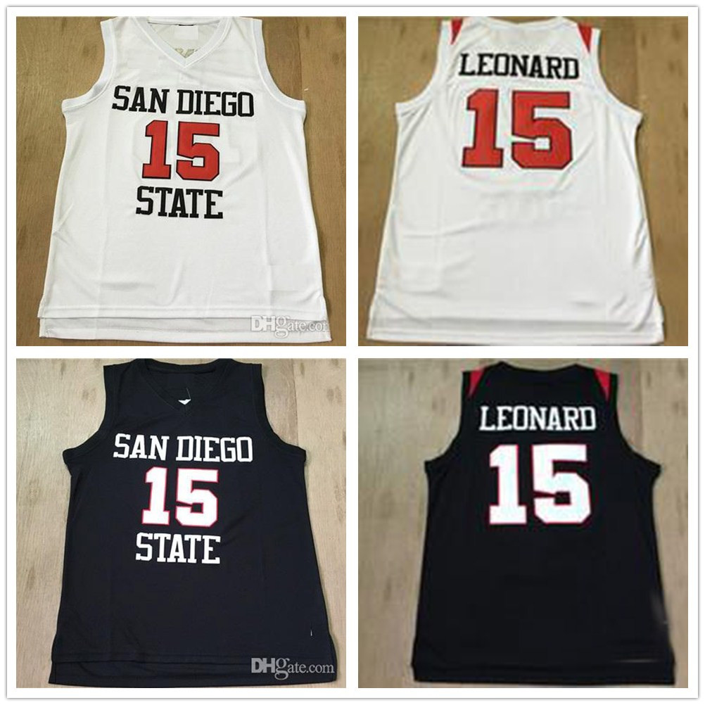 NCAA High Top College San Diego State Jerseys Basketball Black White 15 Kawhi Leonard Jersey Men All Stitched Color For Sport Fans Quality, Colour 2
NCAA High Top College San Diego State Jerseys Basketball Black White 15 Kawhi Leonard Jersey Men All Stitched Color For Sport Fans Quality, Colour 2