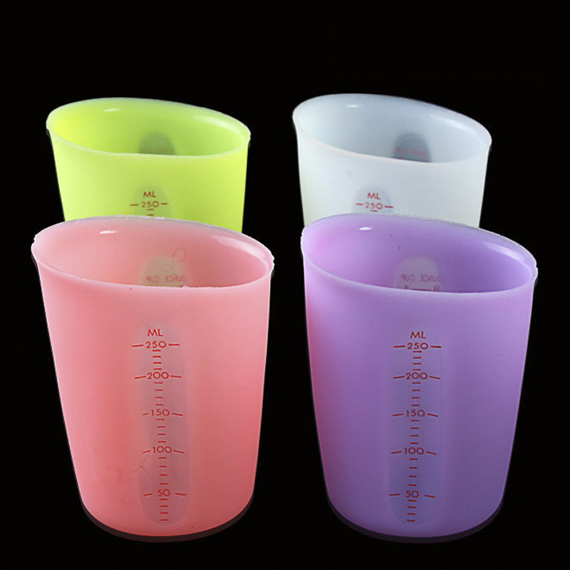 250ml Silicone Measure Cup Clear Scale Thicken Measuring Cup Non-slip Elastic Measuring Cups Milk Cups Kitchen Baking Cook Tool VT1753
250ml Silicone Measure Cup Clear Scale Thicken Measuring Cup Non-slip Elastic Measuring Cups Milk Cups Kitchen Baking Cook Tool VT1753