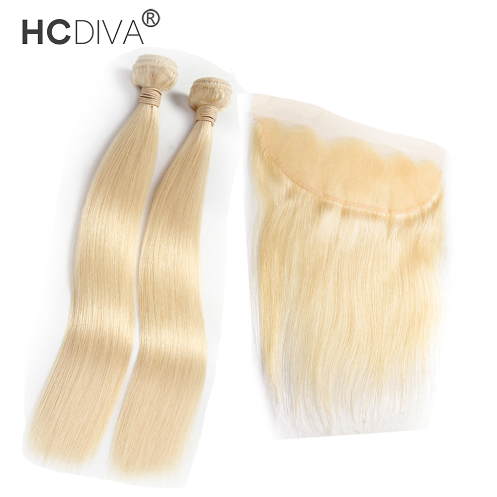 HCDIVA Straight 613 Blonde Human Bundle with Lace Frontal Malaysian Virgin Hair 2 Bundles with Closure 13*4
HCDIVA Straight 613 Blonde Human Bundle with Lace Frontal Malaysian Virgin Hair 2 Bundles with Closure 13*4