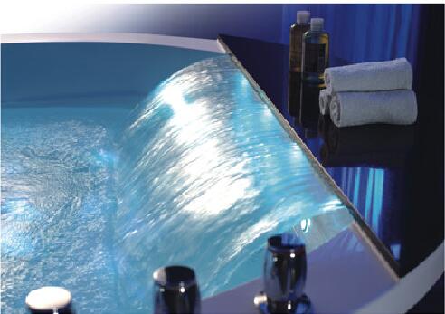 1700mm Drop-in Fiberglass Bath Built-in whirlpool Bathtub Acrylic Hydromassage Embedded Surfing Massage Tub Swimming Pool NS3162