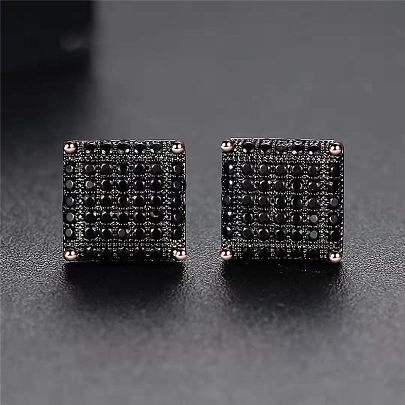 Men Fashion Hip Hop Earrings Gold Plated Full CZ Paved Stud Earrings for Men Punk Jewelry
Men Fashion Hip Hop Earrings Gold Plated Full CZ Paved Stud Earrings for Men Punk Jewelry