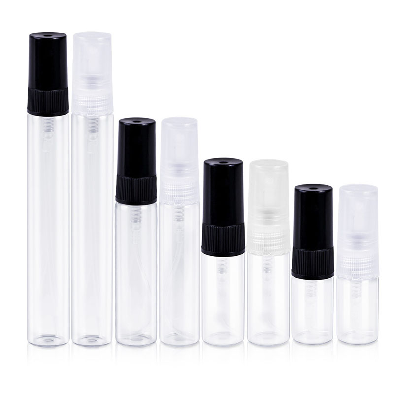 500Pcs 2ml 3ml 5ml 10ml Glass Perfume Bottles Clear Glass Spray Bottles Empty Fragrance Packaging Vial With Black White Cap
500Pcs 2ml 3ml 5ml 10ml Glass Perfume Bottles Clear Glass Spray Bottles Empty Fragrance Packaging Vial With Black White Cap