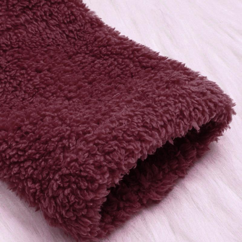 Female Jacket Plush Fashion Warm Women Button Coat Fluffy Tail Tops Women's Hooded Jackets Pullover Loose Sweater#J30 B4