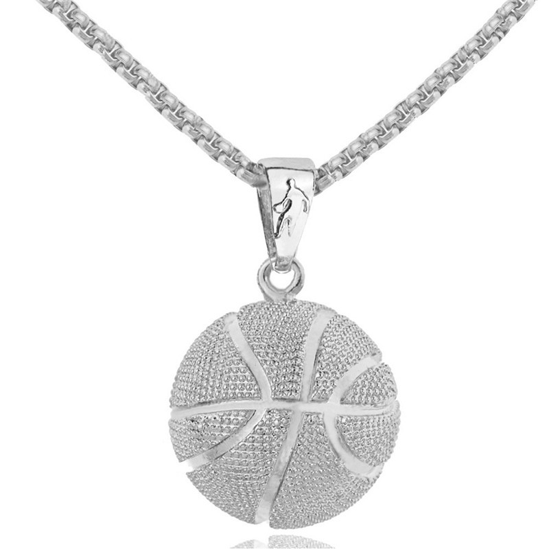 Wholesale-l Gold and Silver Pendants Stainless Steel Necklaces Jewelry Sports Pendants Jewelry Factory Wholesale