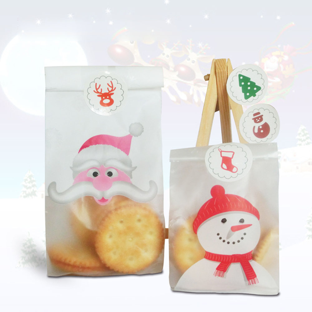50pcs Plastic Bag Cookie Christmas Santa Claus& Snowman DIY Gift Packaging Bags Candies Plastic Cookie Package KC1253
50pcs Plastic Bag Cookie Christmas Santa Claus& Snowman DIY Gift Packaging Bags Candies Plastic Cookie Package KC1253