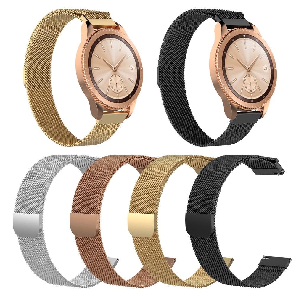 For Samsung Galaxy 42mm 46mm Watch Band Loop ese Strap Stainless Steel Quick Release Pins Gear S3 S2 22mm 20mm free shipping