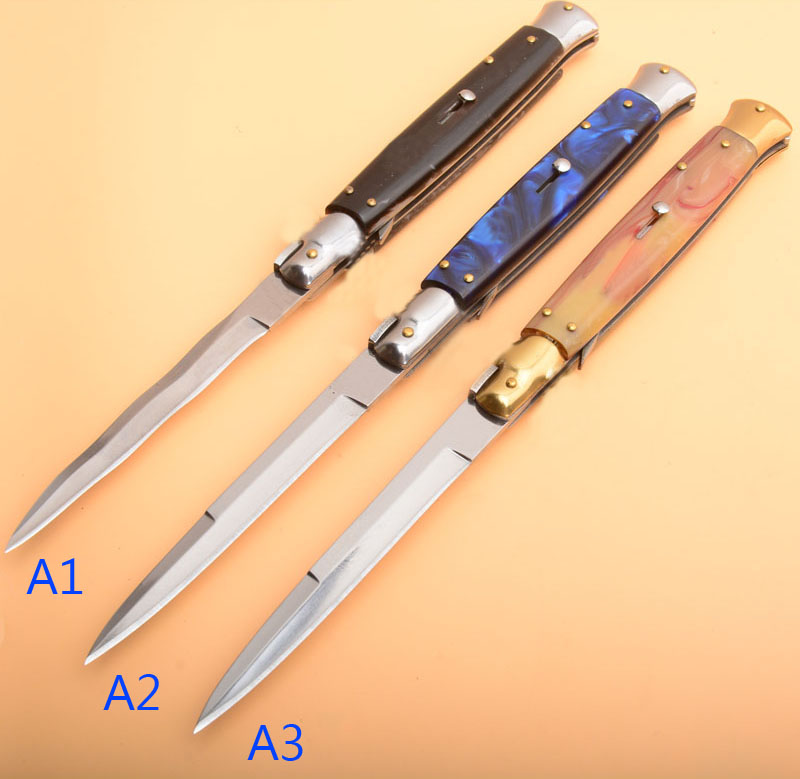Special Offer 11 Inch Italian mafia knife AUTO Tactical knife 440C 58HRC Satin Single Blade Alloy Handle EDC BM 940 485 BM42 Pocket knives
Special Offer 11 Inch Italian mafia knife AUTO Tactical knife 440C 58HRC Satin Single Blade Alloy Handle EDC BM 940 485 BM42 Pocket knives
