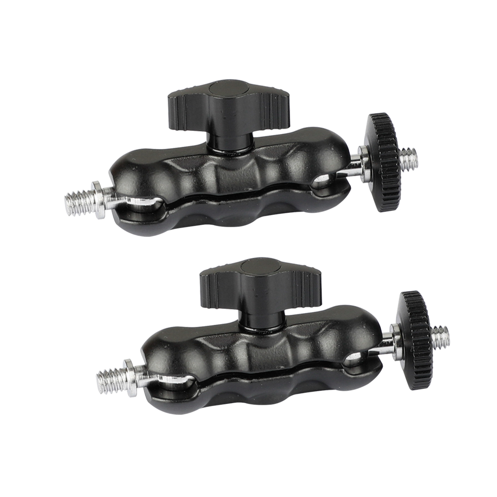 CAMVATE Versatile 1/4"-20 Mini 360 swivel Ball Head Extension Arm for monitor Black Knob C2080
CAMVATE Versatile 1/4"-20 Mini 360 swivel Ball Head Extension Arm for monitor Black Knob C2080