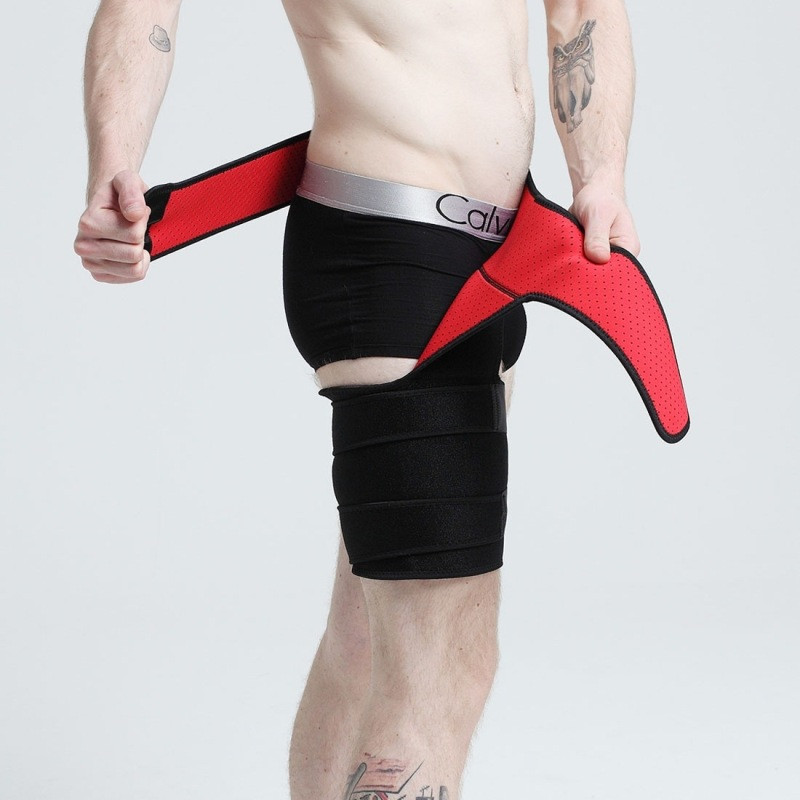 New Leg Warmmers Groin Support Wrap Hip Joint Support Waist Groin Sacrum Pain Relief Strain Arthritis Protector Hip Thigh Brace