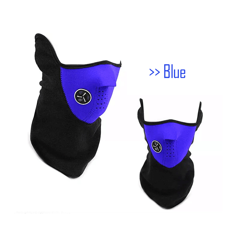Motorcycle Mask Cycling Half Face Masks Neck Bicycle Skiing Racing Camping Winter Bike Windproof Scarf