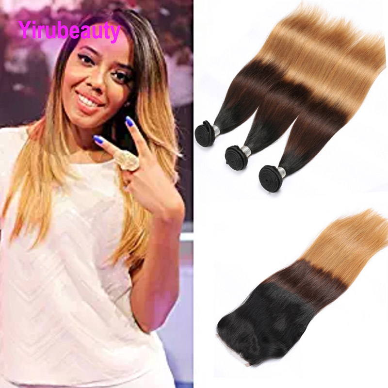 Peruvian Human Hair 1B 4 27 Bundles With 4X4 Lace Closure 4 Pieces/lot Ombre Hair B/4/27 Straight Hair
Peruvian Human Hair 1B 4 27 Bundles With 4X4 Lace Closure 4 Pieces/lot Ombre Hair B/4/27 Straight Hair