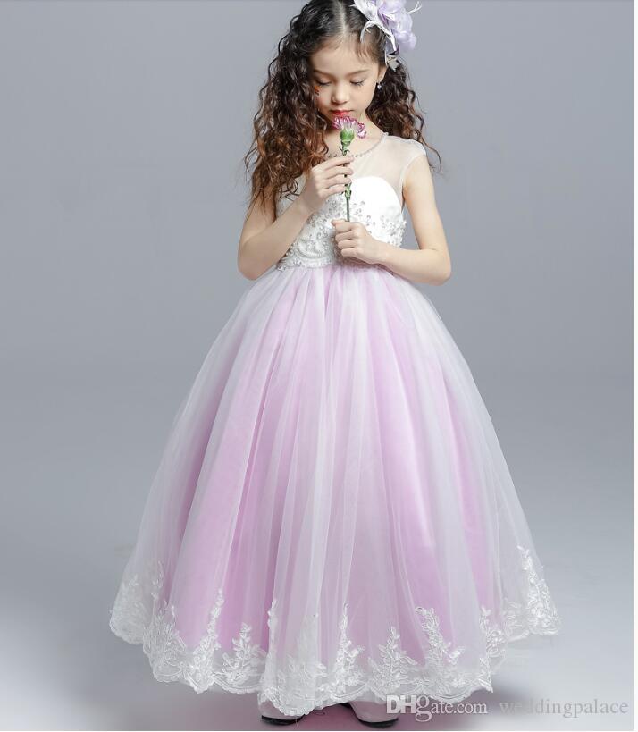 White Pink Cute Flower Girl Dresses Lace Appliqued Long Communication Gown Kids Birthday Party Gowns Birthday Girl Formal Wedding Dresses433, Lanvender
White Pink Cute Flower Girl Dresses Lace Appliqued Long Communication Gown Kids Birthday Party Gowns Birthday Girl Formal Wedding Dresses433, Lanvender