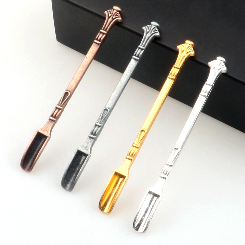 Dabber Wax Tool Dry Herb Vaporizer Gold Silver 80mm Tool Dabber Rigs Metal Spoon Used for Sniffer Snorter HOOVER Snuff Smoking Accessories
Dabber Wax Tool Dry Herb Vaporizer Gold Silver 80mm Tool Dabber Rigs Metal Spoon Used for Sniffer Snorter HOOVER Snuff Smoking Accessories