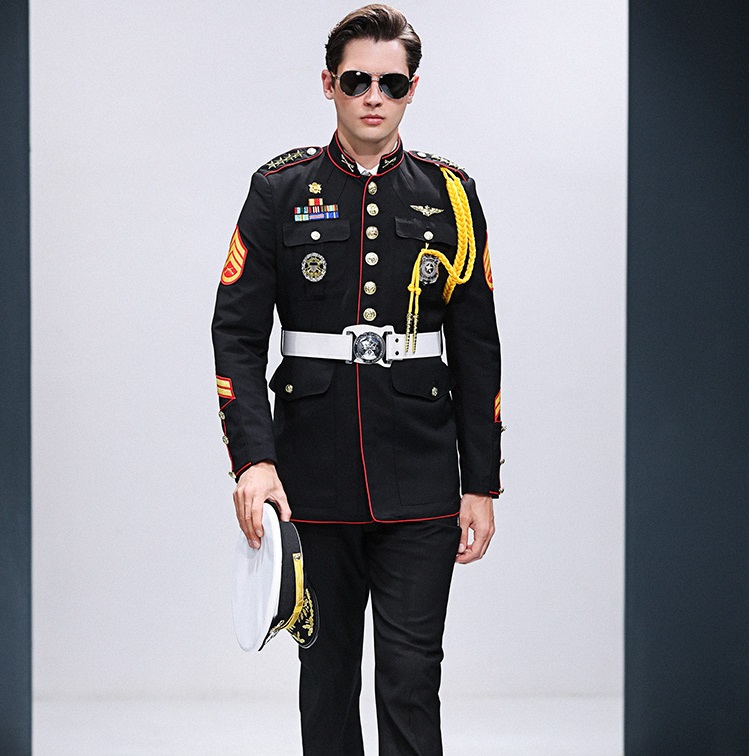 Spring Autumn Navy captain Seaman Costume Quality Seafarer Uniform luxury cruise ship Security Guards Suits Hat Jacket Pants Accessories, As the pictures
Spring Autumn Navy captain Seaman Costume Quality Seafarer Uniform luxury cruise ship Security Guards Suits Hat Jacket Pants Accessories, As the pictures