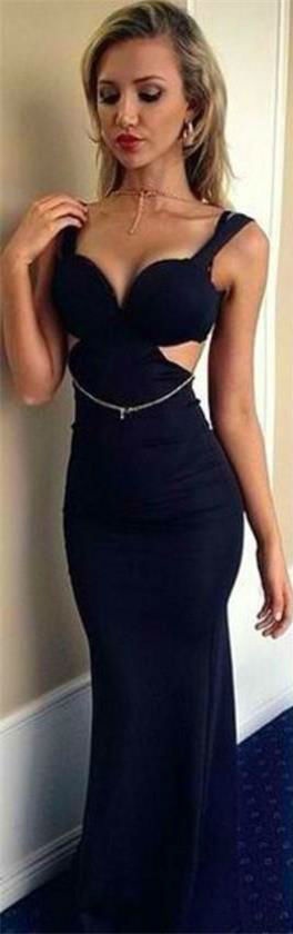 2019 Cheap Mermaid Prom Dresses Sexy Backless Satin Cutaway Sides Long Evening Party Gowns Custom Made Women Formal Dresses