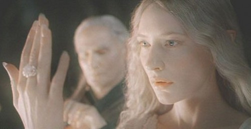 Vecalon Vintage LOTR The Galadriel Nenya ring Soild 925 Sterling Silver 3ct Cz Party Wedding Band rings for women Dropshipping