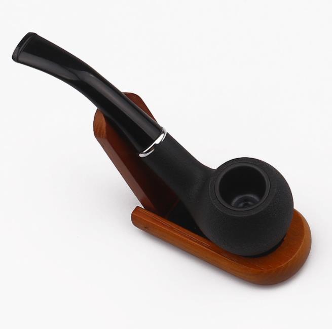 Hot-selling black frosted filter pipe filter cigarette holder bakelite pipe bend handle acrylic pipe
Hot-selling black frosted filter pipe filter cigarette holder bakelite pipe bend handle acrylic pipe