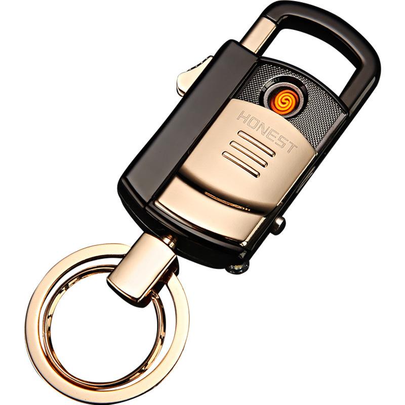 Honest USB charging windproof lighter creative multi-function car keychain electronic cigarette lighter gift explosion
Honest USB charging windproof lighter creative multi-function car keychain electronic cigarette lighter gift explosion