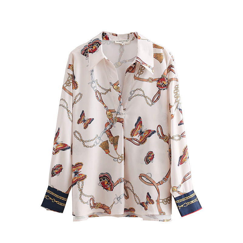 2018 Women Vintage Chain Butterfly Printing Casual Kimono Blouses Shirt Women Autumn Chic Blusas Roupas Femininas Tops Ls2669 Y190427, As pic ls2669
2018 Women Vintage Chain Butterfly Printing Casual Kimono Blouses Shirt Women Autumn Chic Blusas Roupas Femininas Tops Ls2669 Y190427, As pic ls2669