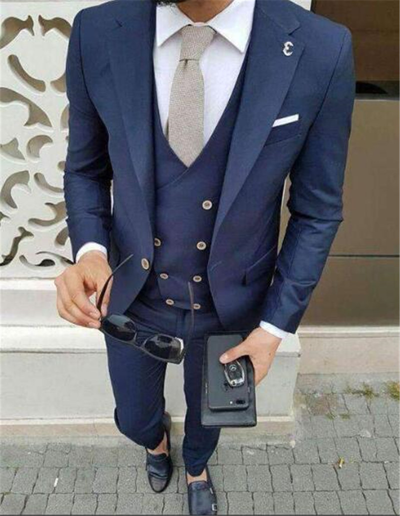 Custom Made Navy 3 piece Men's Blazer Suit for Wedding Slim fit Business Office Groom Party Jacket Men Suit with Pants Vest, 011
Custom Made Navy 3 piece Men's Blazer Suit for Wedding Slim fit Business Office Groom Party Jacket Men Suit with Pants Vest, 011