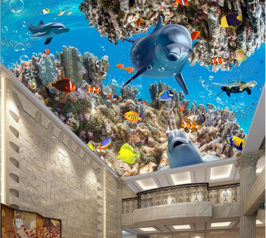 WDBH 3d ceiling mural wallpaper custom photo Blue ocean dolphin coral fish living room home decor 3d wall murals wallpaper for walls 3 d, Non-woven
WDBH 3d ceiling mural wallpaper custom photo Blue ocean dolphin coral fish living room home decor 3d wall murals wallpaper for walls 3 d, Non-woven