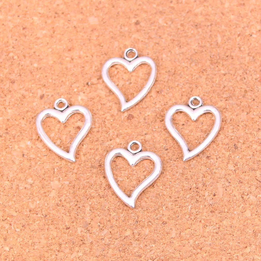 140pcs Charms hollow heart Antique Silver Plated Pendants Making DIY Handmade Tibetan Silver Jewelry 18*15mm, Bronze;silver
140pcs Charms hollow heart Antique Silver Plated Pendants Making DIY Handmade Tibetan Silver Jewelry 18*15mm, Bronze;silver