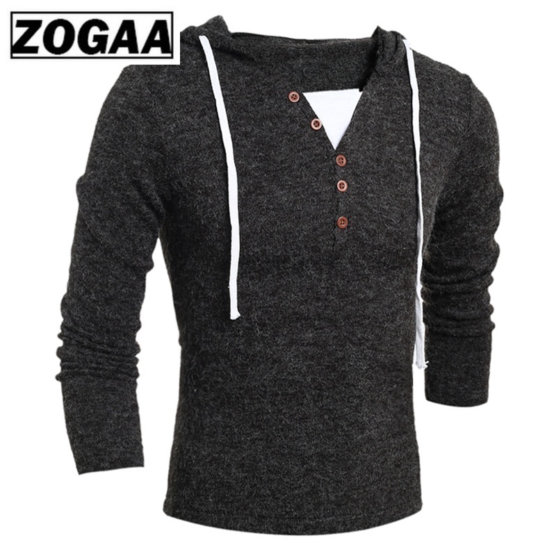 ZOGAA Brand Geek New Men's Sweaters Fashion Design Solid Hooded Knit Sweater Coat Men Clothes Slim Fit Pullovers sweater men, Black
ZOGAA Brand Geek New Men's Sweaters Fashion Design Solid Hooded Knit Sweater Coat Men Clothes Slim Fit Pullovers sweater men, Black