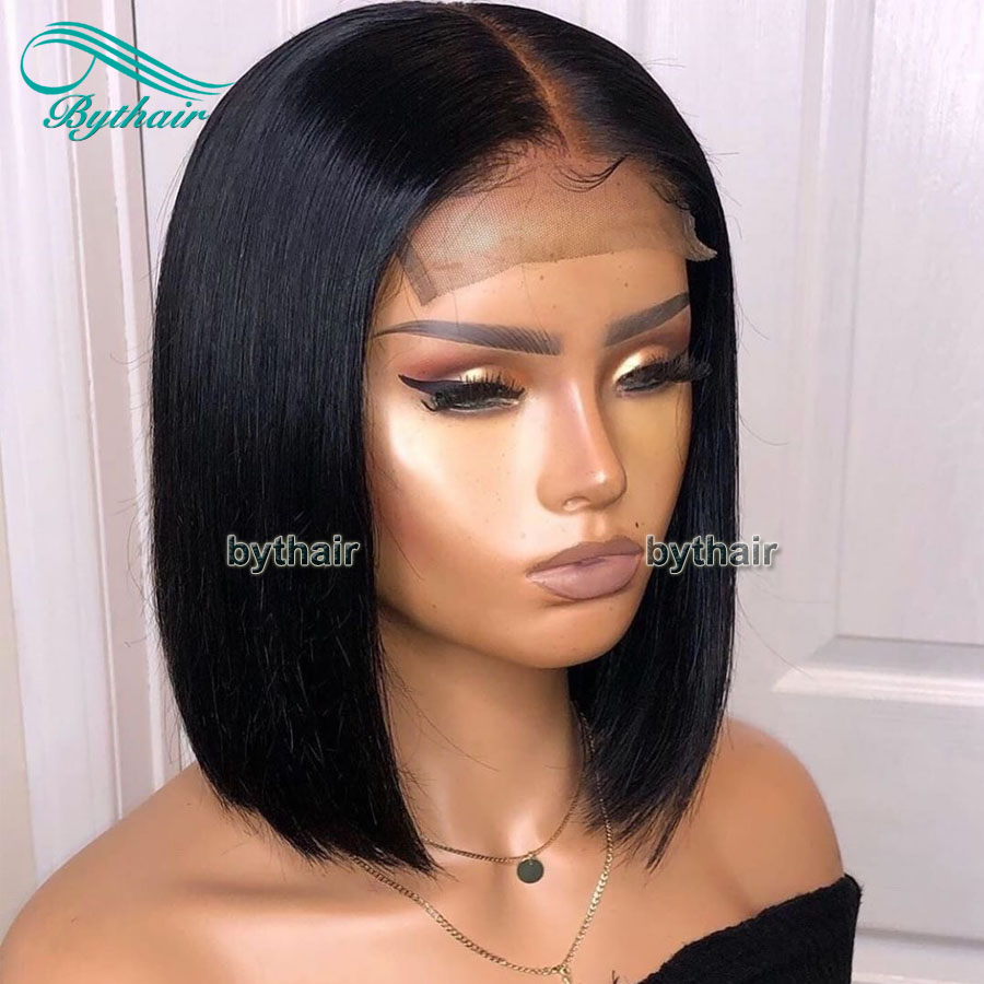 Bythair Short Bob Silky Straight Full Lace Human Hair Wigs With Baby Hairs Pre Plucked Natural Hairline Lace Front Wig Bleached Knots, Natural color
Bythair Short Bob Silky Straight Full Lace Human Hair Wigs With Baby Hairs Pre Plucked Natural Hairline Lace Front Wig Bleached Knots, Natural color