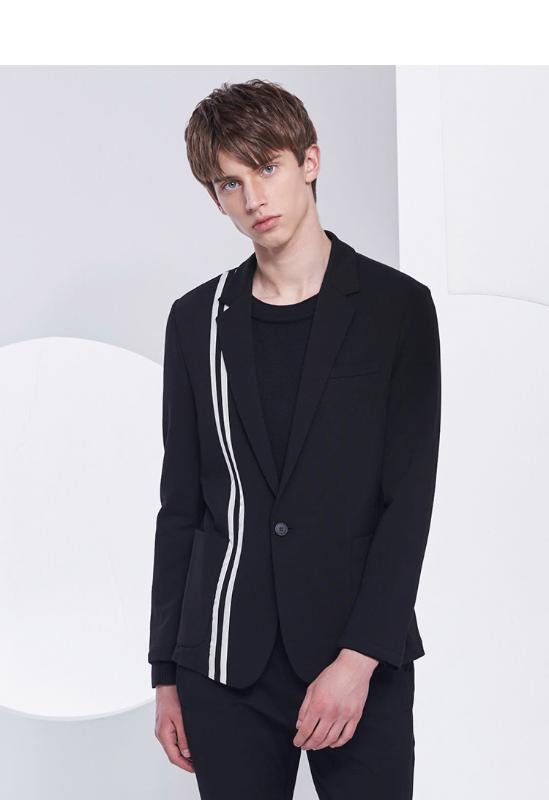 6XL New 2020 men's clothing Hair Stylist GD Fashion British model Stripe suit with a button coat plus size singer costumes, Black
6XL New 2020 men's clothing Hair Stylist GD Fashion British model Stripe suit with a button coat plus size singer costumes, Black