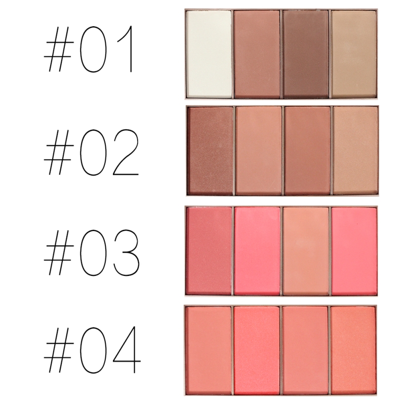 Contour Bronzer Face Shading Powder Palette Highlighter Makeup Face Contouring Grooming Pressed Powder For Free Shipping