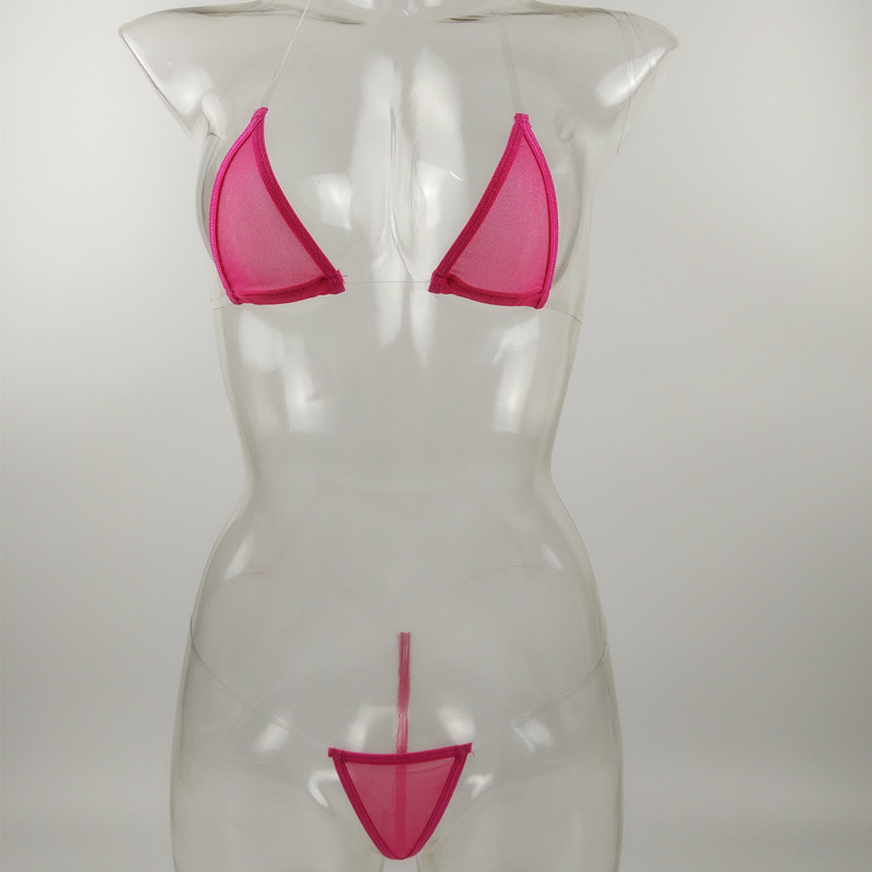 Seamless Sexy Mini MIcro Bikini Set Invisible Women Transparent Bathingsuit Beachwear 2pcs Extreme Hot Erotic Lingerie Underwear, White mesh
Seamless Sexy Mini MIcro Bikini Set Invisible Women Transparent Bathingsuit Beachwear 2pcs Extreme Hot Erotic Lingerie Underwear, White mesh