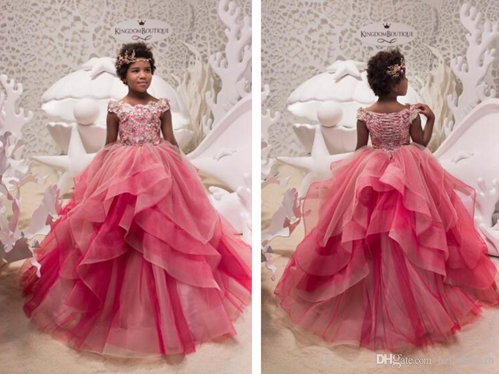 2019 New Style Ball Gown Girls Pageant Dresses Little Girl First Communion Dresses Organza Camo Flower Girl Dresses, Burgundy
2019 New Style Ball Gown Girls Pageant Dresses Little Girl First Communion Dresses Organza Camo Flower Girl Dresses, Burgundy