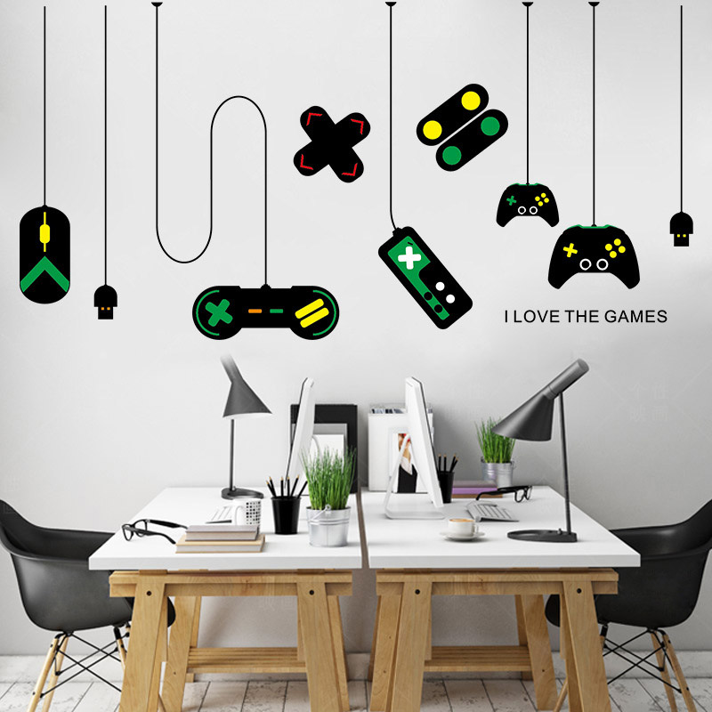 Game Handle Sticker Home Decal Posters PVC Mural Video Game Sticker Gamer Room Decor JS22
Game Handle Sticker Home Decal Posters PVC Mural Video Game Sticker Gamer Room Decor JS22