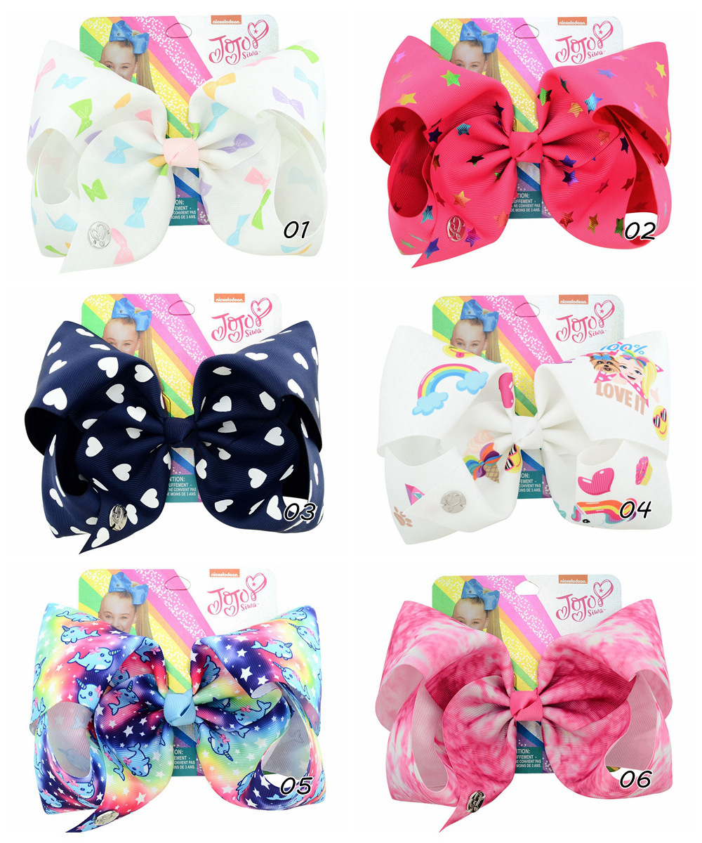 8 inch bow Girls hair bows Flowers Rainbow Mermaid Design Girl Clippers Clips JOJO SIWA Accessory, Multi-color random delivery
8 inch bow Girls hair bows Flowers Rainbow Mermaid Design Girl Clippers Clips JOJO SIWA Accessory, Multi-color random delivery