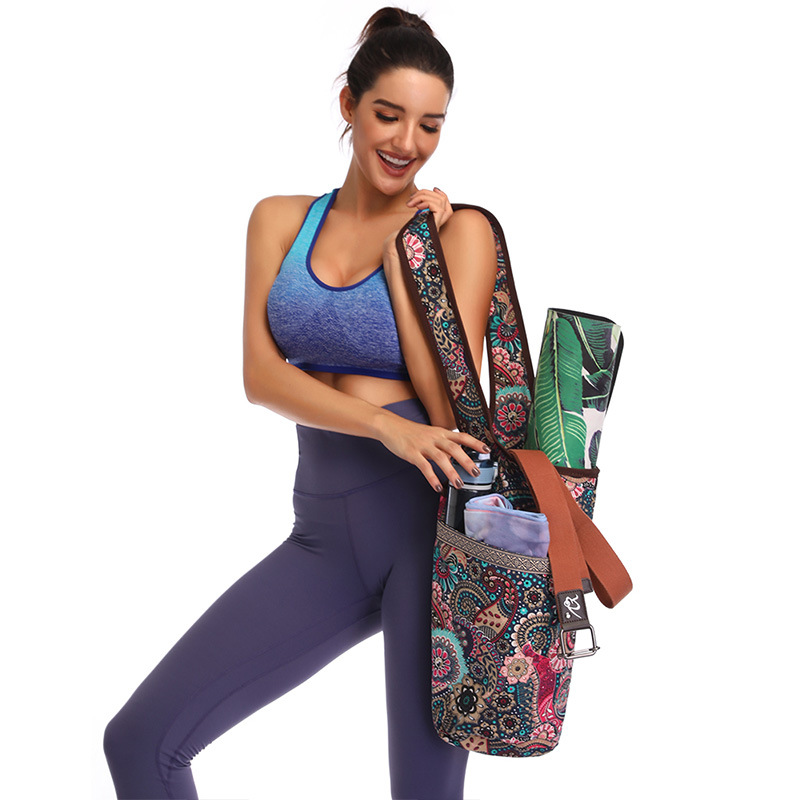 Yoga Bags Large Capacity Zipper Pocket Yoga Mat Tote Practical Fitness Mat Carrier Single shouder Canvas Bohemian Style Yoga Accessories
Yoga Bags Large Capacity Zipper Pocket Yoga Mat Tote Practical Fitness Mat Carrier Single shouder Canvas Bohemian Style Yoga Accessories
