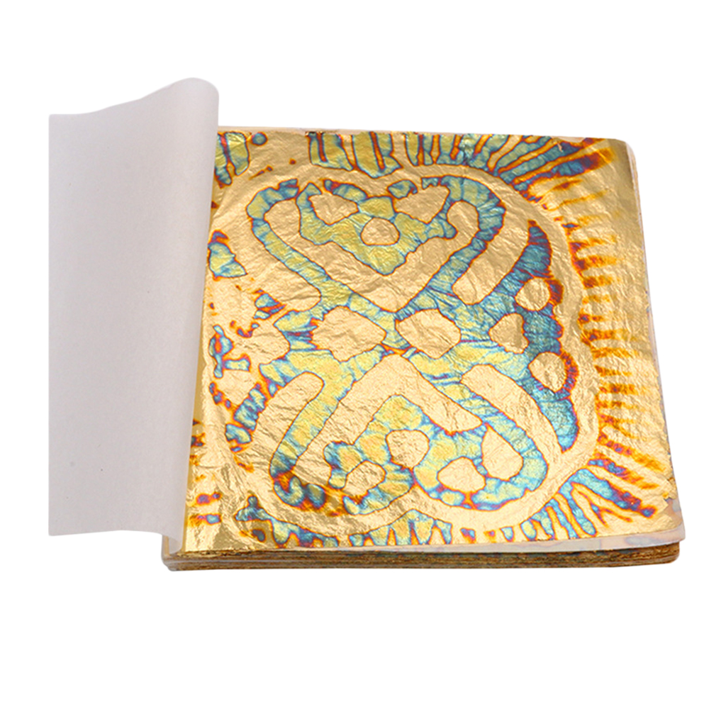 50 sheets gold leaf sheets perfect for gilded statues paintings, crafts paste, nail painitngs, statues wall furniture decoration 14x14cm
50 sheets gold leaf sheets perfect for gilded statues paintings, crafts paste, nail painitngs, statues wall furniture decoration 14x14cm