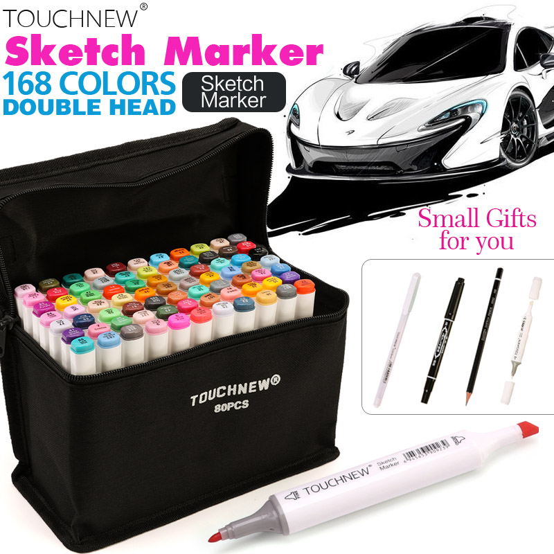 TOUCHNEW 30/40/60/80 Color Artist Double Head Sketch Markers Alcohol Based Marker Art Marker for Artist Design Art Supplier
TOUCHNEW 30/40/60/80 Color Artist Double Head Sketch Markers Alcohol Based Marker Art Marker for Artist Design Art Supplier