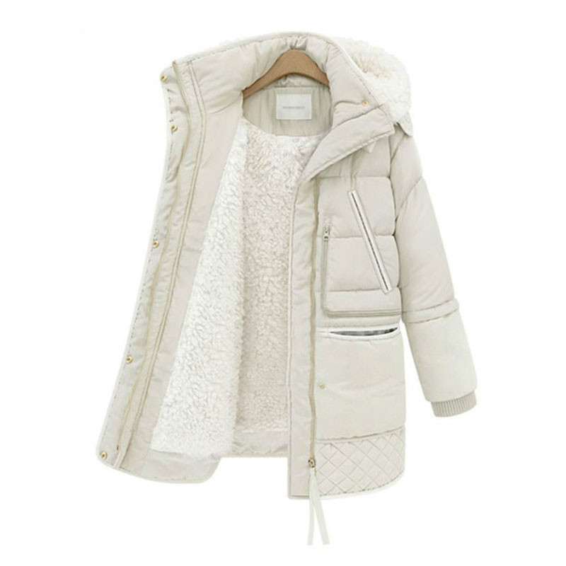 2019 Winter Women' Jackets Cotton Coat Padded Long Slim Hooded Parkas Female Outwear Warm Jacket Wool Coat HK185, Black
2019 Winter Women' Jackets Cotton Coat Padded Long Slim Hooded Parkas Female Outwear Warm Jacket Wool Coat HK185, Black