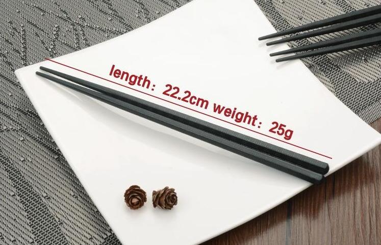 200pair sushi chopsticks Reusable Japanese Non-Slip Hashi chop sticks glass fiber black blue pink chopstick