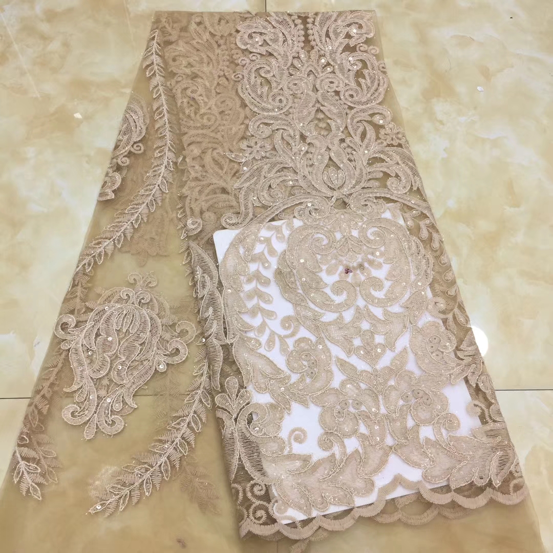 Design French Sequins Embroidery Lace Fabric High Quality Tulle Net Soft tissue For Wedding Dress
Design French Sequins Embroidery Lace Fabric High Quality Tulle Net Soft tissue For Wedding Dress