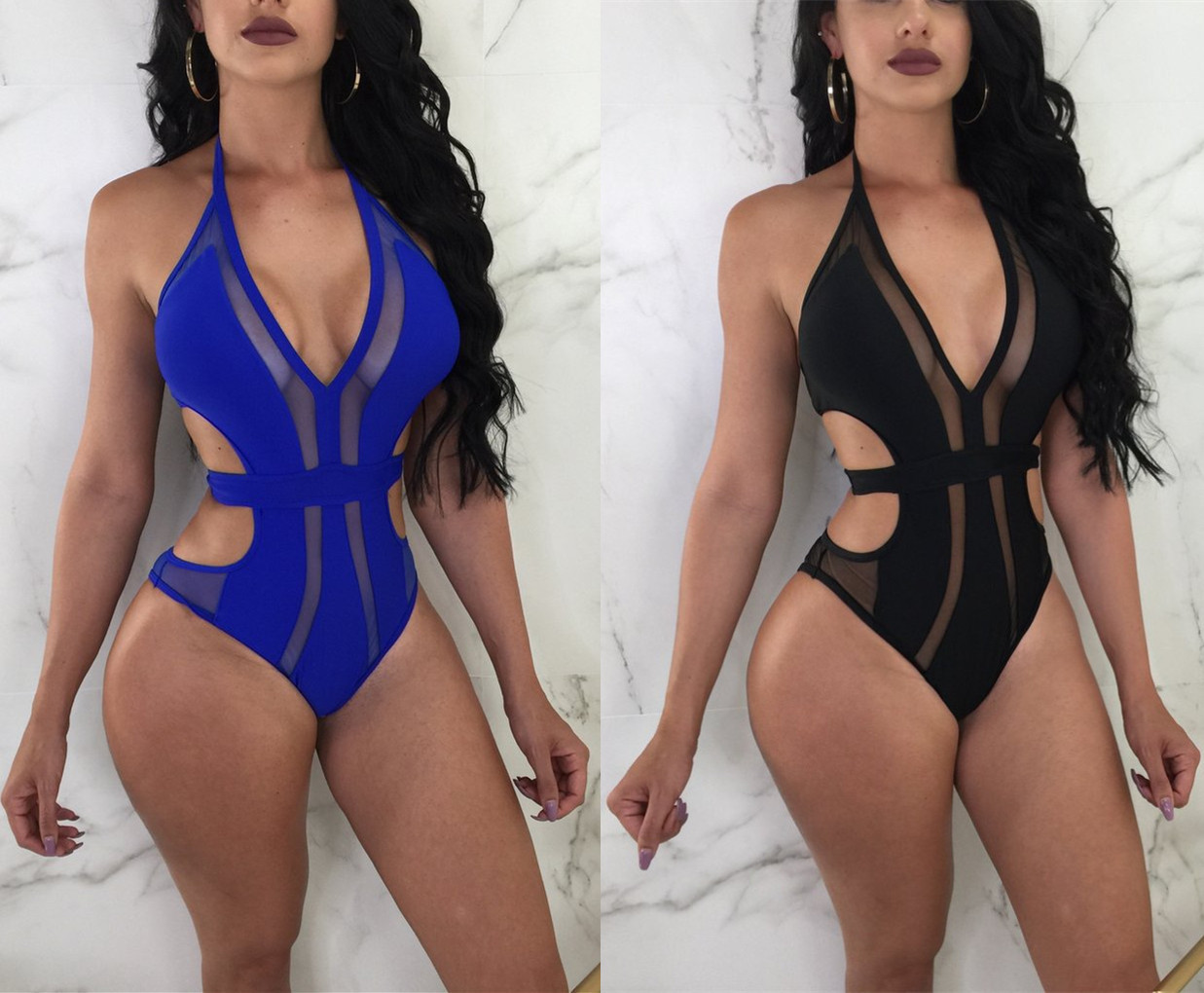 Women Designer One Piece Bikini Summer Hollow Out Fashion Bikinis Women Bathing Suits Halter Sexy Swimwear Playsuits, Blue
Women Designer One Piece Bikini Summer Hollow Out Fashion Bikinis Women Bathing Suits Halter Sexy Swimwear Playsuits, Blue
